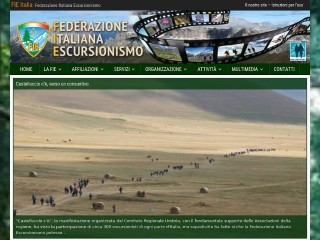 Screenshot sito: Federazione Italiana Escursionismo