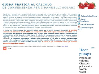 Screenshot sito: Calcolainrete.com