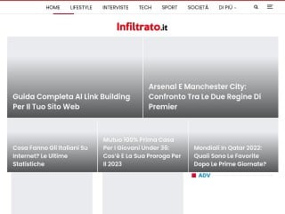 Screenshot sito: L'Infiltrato