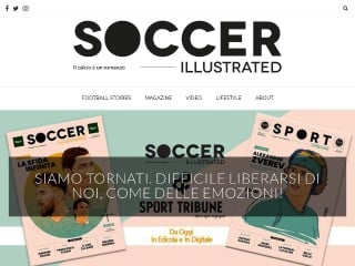 Screenshot sito: Soccerillustrated