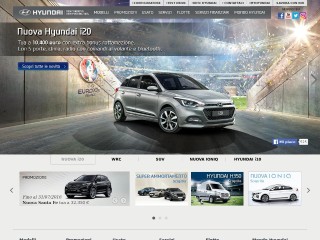 Screenshot sito: Hyundai