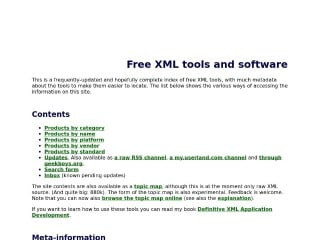 Free XML Tools
