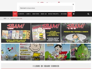Screenshot sito: Sbam! Comics