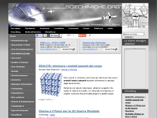 Screenshot sito: ScieChimiche.org