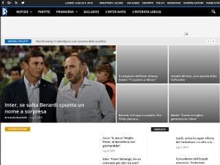 Screenshot sito: Inter Dipendenza