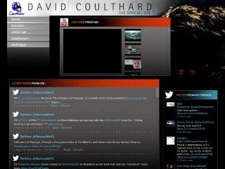 Screenshot sito: David Coulthard