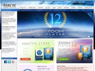 Screenshot sito: Zoom Player
