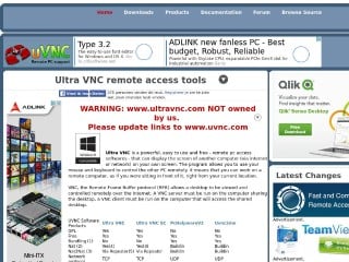Screenshot sito: Ultra VNC