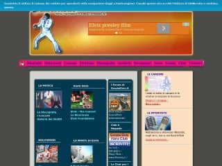 Screenshot sito: Grazielvis.it