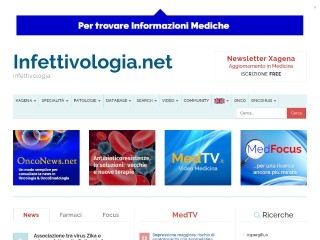 Screenshot sito: Infettivologia.net
