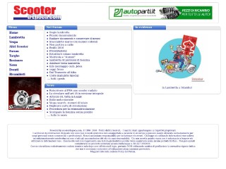Screenshot sito: Scooterdepoca.com