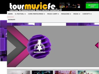 Screenshot sito: Tour Music Fest