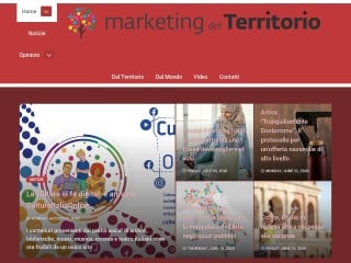 Screenshot sito: Marketing del territorio