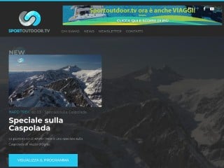 Screenshot sito: SportOutdoor.tv