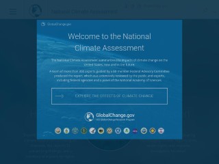 Screenshot sito: National Climate Assessment