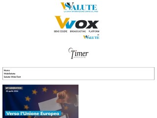 Screenshot sito: Vvox.it
