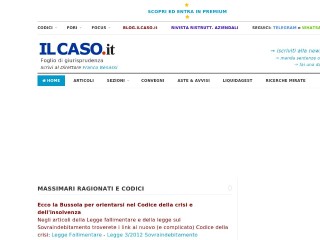 Screenshot sito: IlCaso
