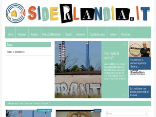 Screenshot sito: Siderlandia.it