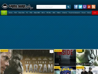 Screenshot sito: GameSurf