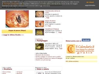 Screenshot sito: Mister Carota