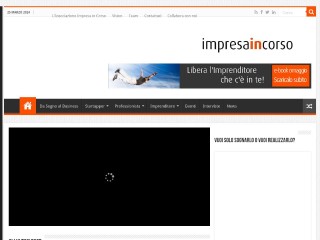 Screenshot sito: Impresa in corso