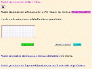 Screenshot sito: Il Correttore