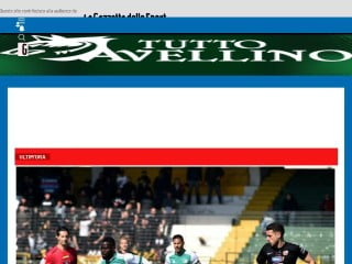 Screenshot sito: Tutto Avellino