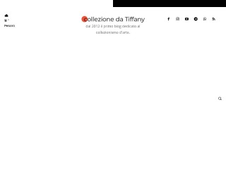 Screenshot sito: Collezione da Tiffany
