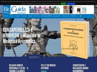 Screenshot sito: Bioguida