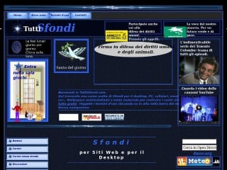 Screenshot sito: TuttiSfondi