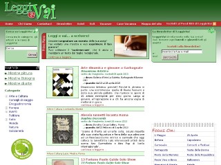 Screenshot sito: Leggi e Vai