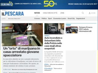 Screenshot sito: Il Pescara