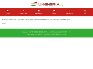 Screenshot sito: Ungheria.it