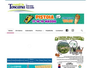 Screenshot sito: Eventi in Toscana