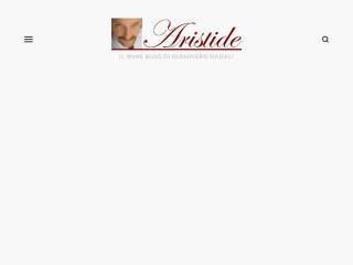 Screenshot sito: Aristide
