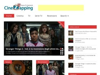 Screenshot sito: Cinezapping.com