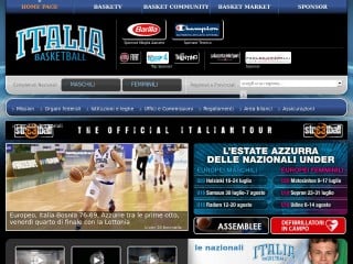 Screenshot sito: Federazione Italiana Pallacanestro