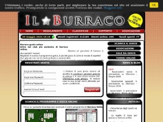 Screenshot sito: IlBurraco.com