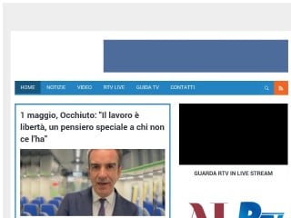 Screenshot sito: ReggioTV