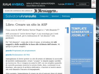 Creare un sito in ASP