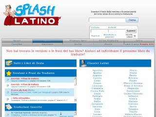 Screenshot sito: Latin.it