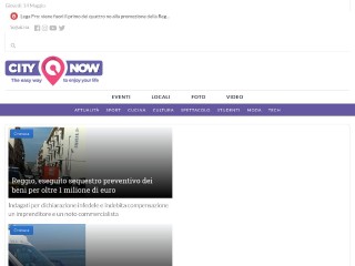 Screenshot sito: CityNow