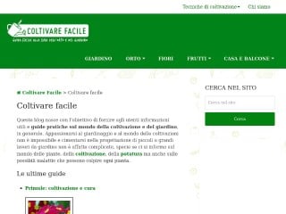 Screenshot sito: Coltivarefacile.it