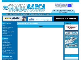 Screenshot sito: Mondo Barca Market