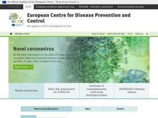 Screenshot sito: Giornata Europea degli Antibiotici