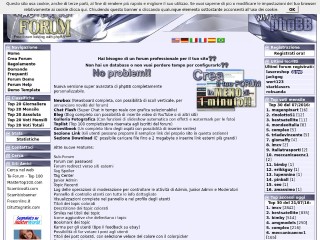 Screenshot sito: Master Top Forum