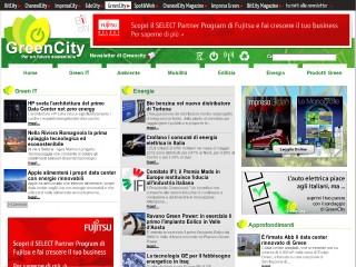 Screenshot sito: GreenCity