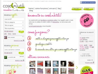 Screenshot sito: CoseInUtili.it