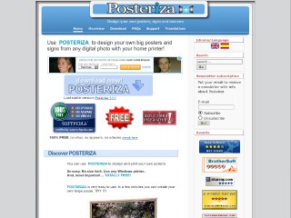 Screenshot sito: Posteriza