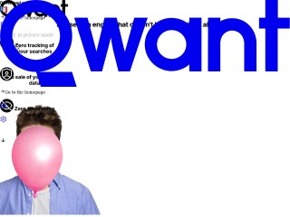 Screenshot sito: Qwant